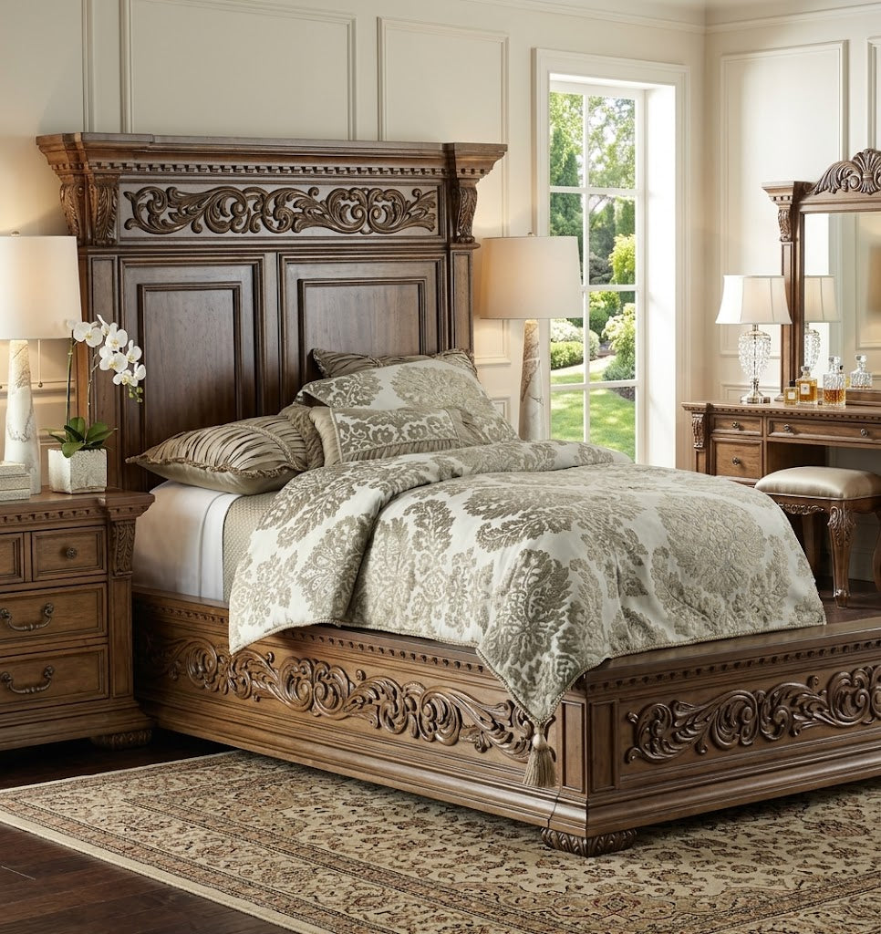 PURE WOODEN BED IN LATEST DESIGN