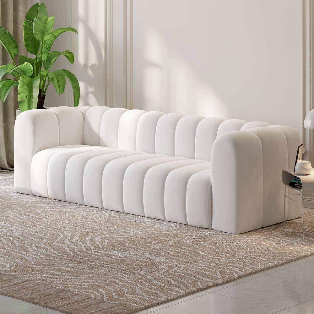 COMFORTABLE VELVET SOFA IN DIFFERENT COLOURS