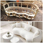 CURVED BOUCLE SOFA
