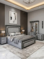 WOODEN BLOCKS BED WITH POSHISH