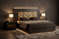 LATEST WOODEN BED WITH STYLISH POSHISH